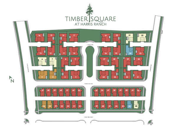 Timber Square Plat Map